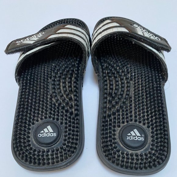 Adidas Velcro Strap Adissage Slides - Picture 3 of 5